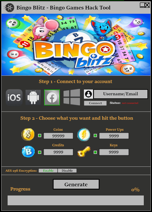 Blitz Bingo Games Hack Tool Cheat Free Download