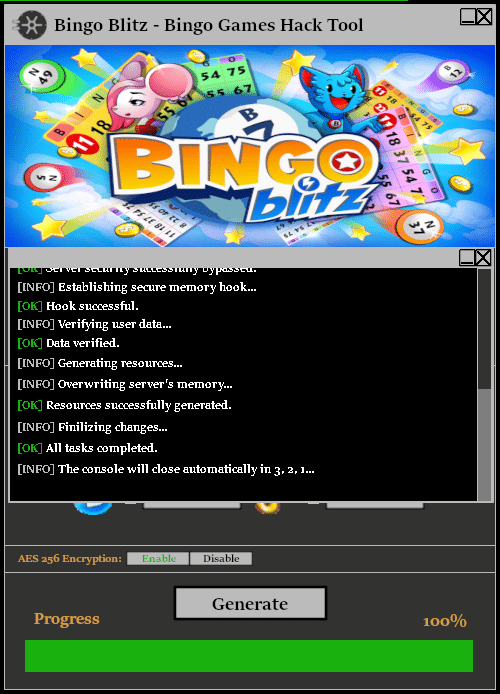 Bingo Blitz - Bingo Games Hack Tool Console 2