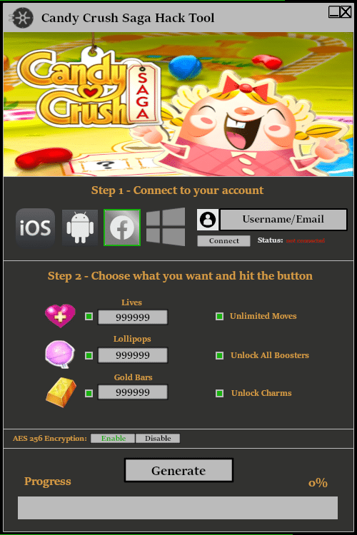 Candy Crush Saga Hack Tool Cheat Free Download