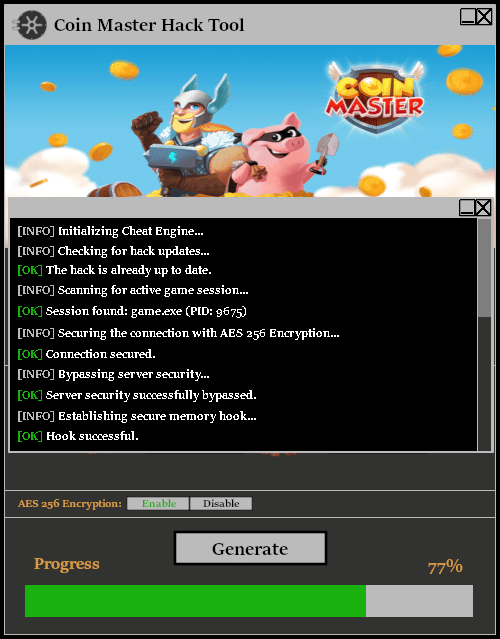 Coin Master Hack Tool Console 1