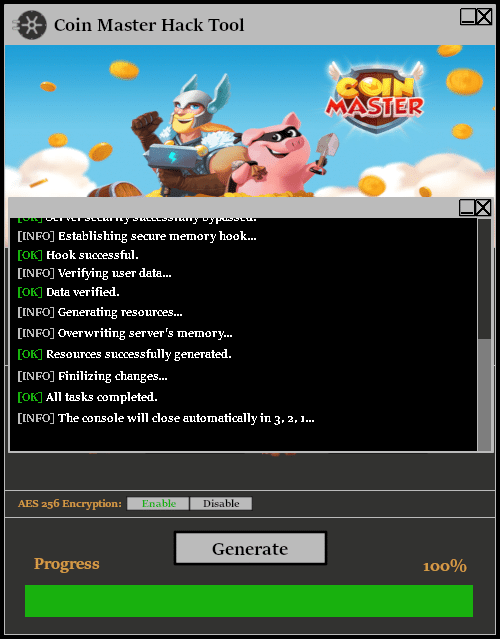 Coin Master Hack Tool Console 2