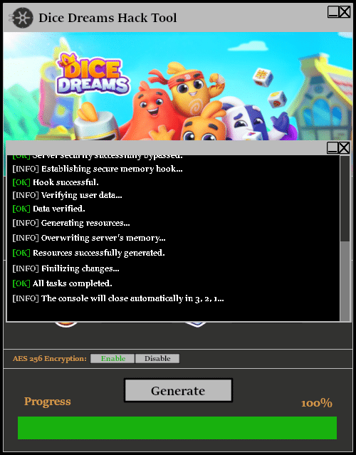 Dice Dreams Hack Tool Console 2