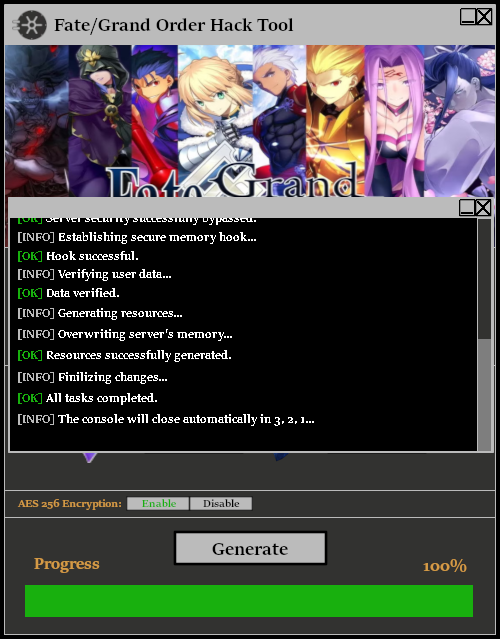 Fate Grand Order Hack Tool Console 2