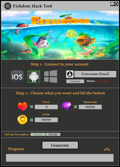 Fishdom Hack Tool Cheat Free Download