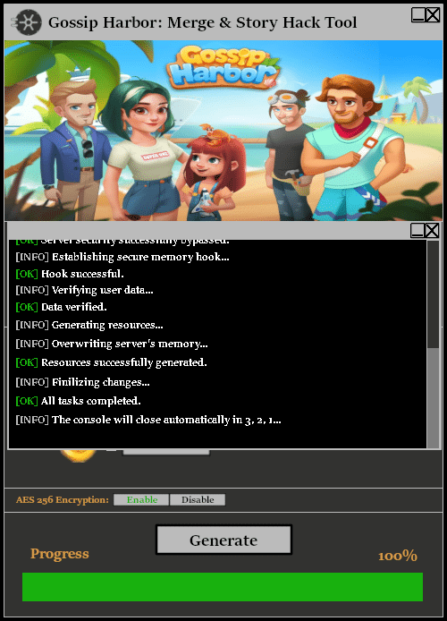 Gossip Harbor: Merge & Story Hack Tool Console 2