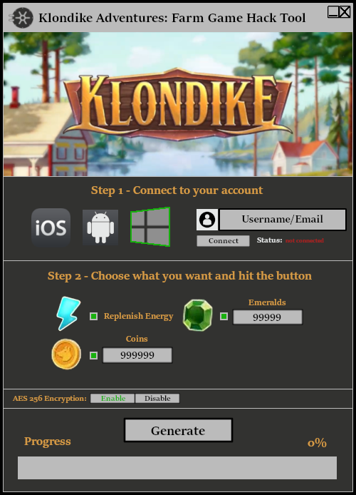 Klondike Adventures Farm Game Hack Tool Cheat Free Download