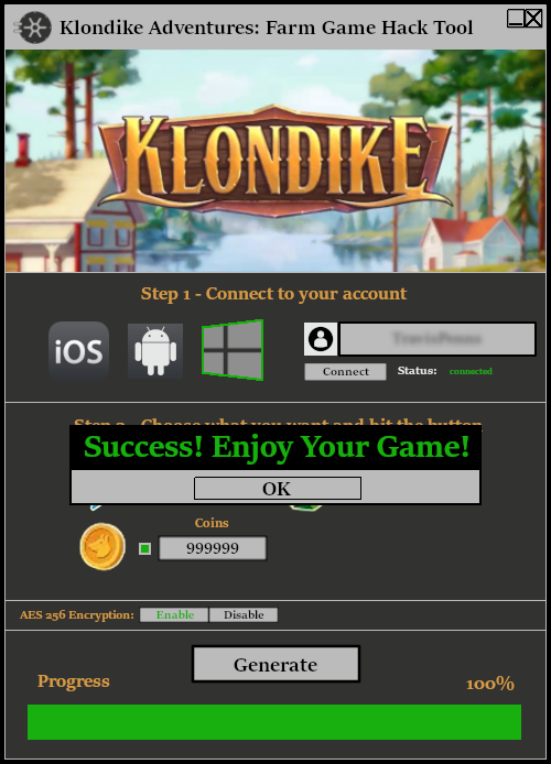 Klondike Adventures Farm Game Hack Tool Online Generator Hacked