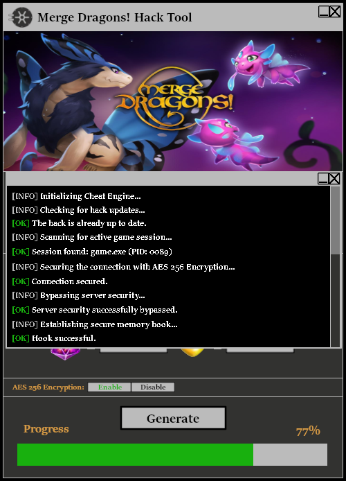Merge Dragons Hack Tool Console 1