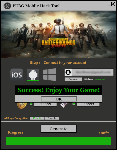 PUBG Mobile Hack Tool Online Generator Hacked