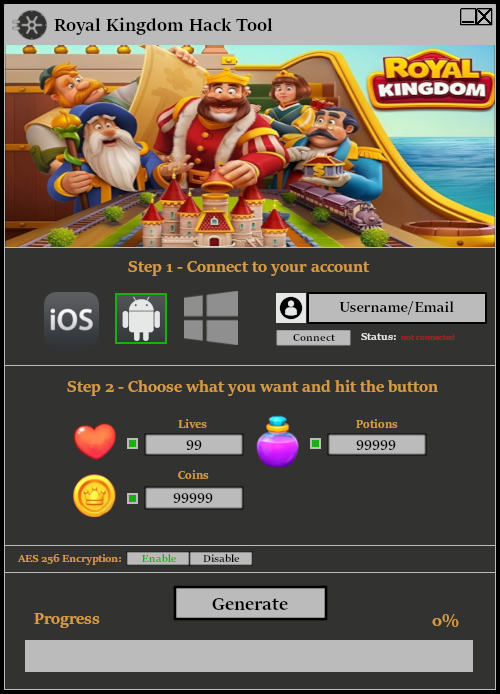 Royal Kingdom Hack Tool Cheat Free Download
