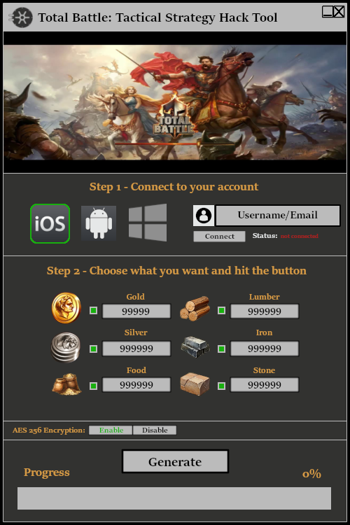 Total Battle Tactical Strategy Hack Tool Cheat Free Download