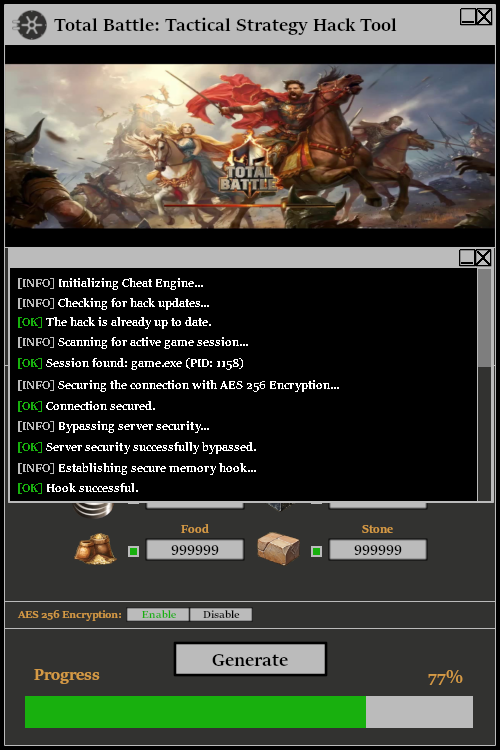 Total Battle Tactical Strategy Hack Tool Console 1
