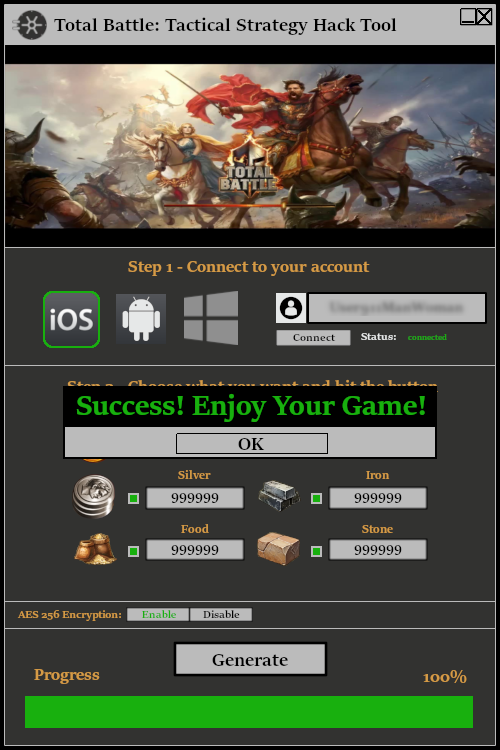 Total Battle Tactical Strategy Hack Tool Online Generator Hacked