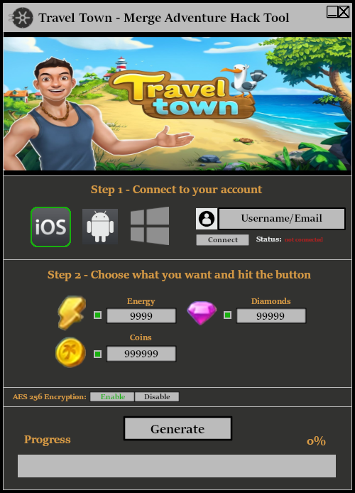 Travel Town Merge Adventure Hack Tool Cheat Free Download