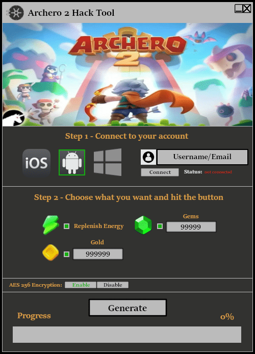 Archero 2 Hack Tool Cheat Free Download