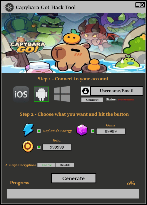 Capybara Go Hack Tool Cheat Free Download