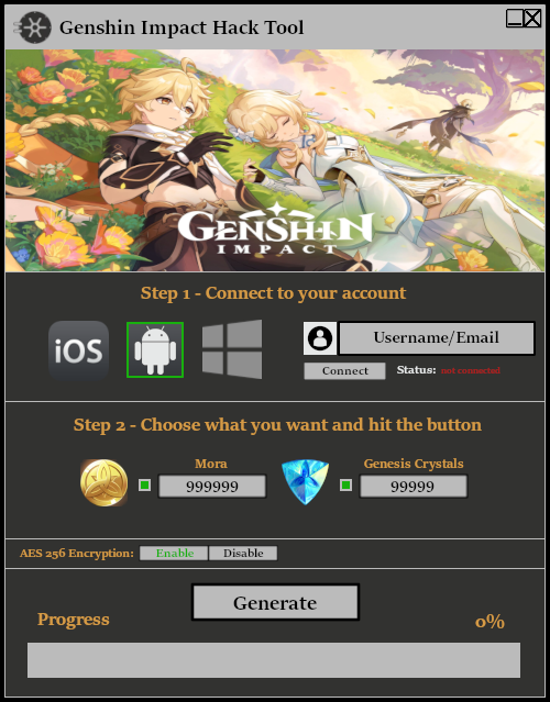 Genshin Impact Hack Tool Cheat Free Download