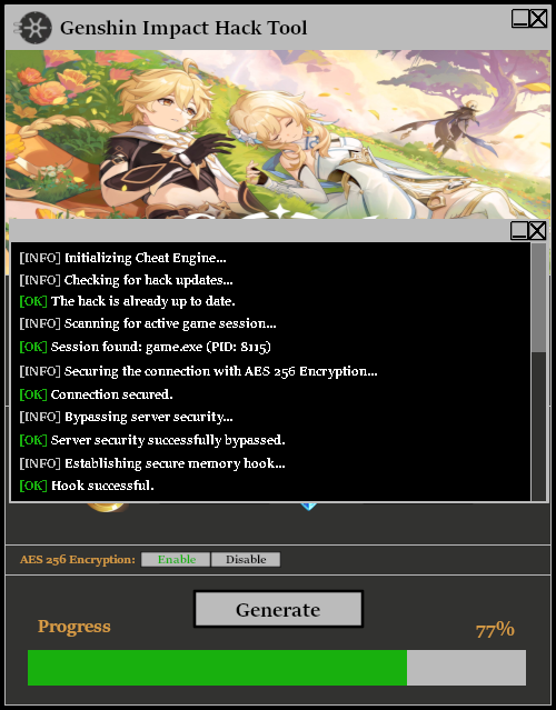 Genshin Impact Hack Tool Console 1