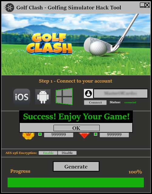 Golf Clash Golfing Simulator Hack Tool Online Generator Hacked