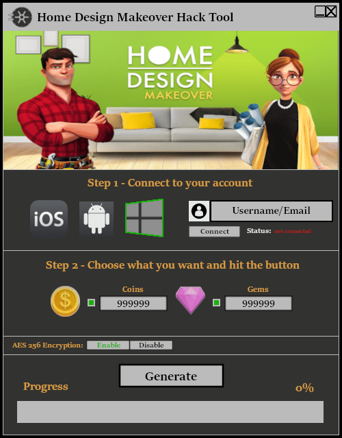 Home Design Makeover Hack Tool Cheat Free Download