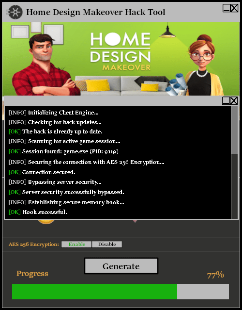 Home Design Makeover Hack Tool Console 1