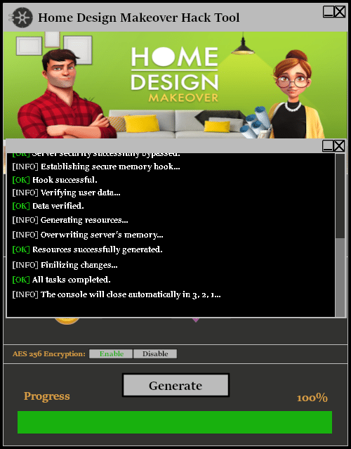 Home Design Makeover Hack Tool Console 2
