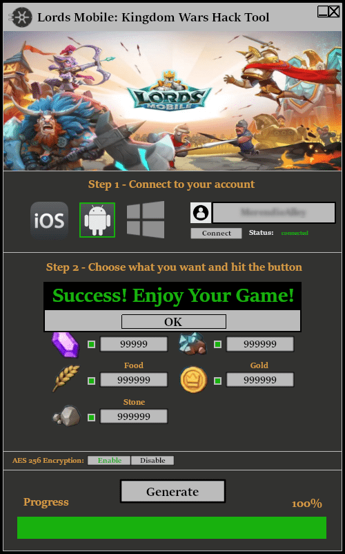 Lords Mobile Kingdom Wars Hack Tool Online Generator Hacked