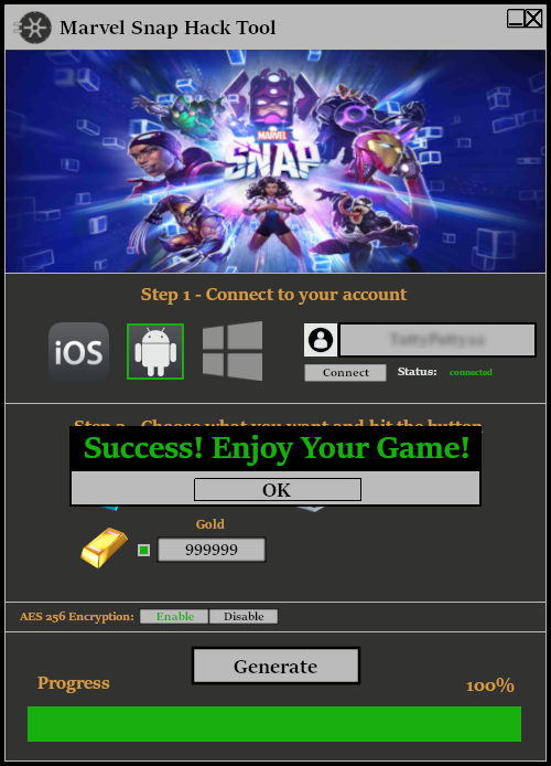 Marvel Snap Hack Tool Online Generator Hacked