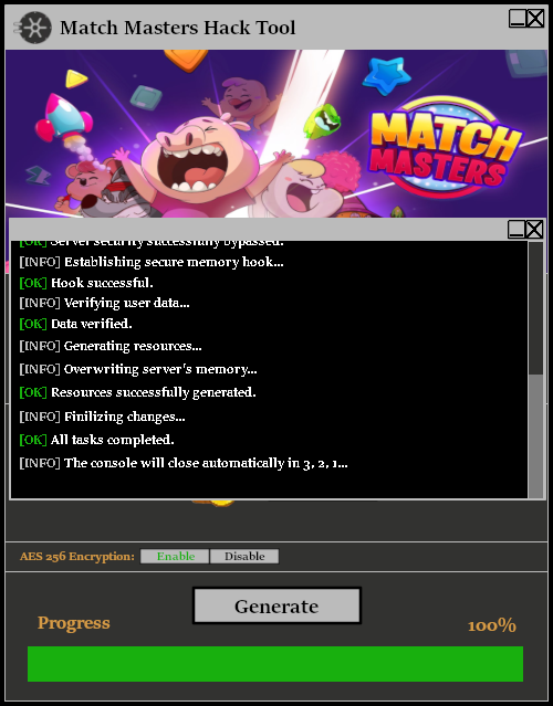 Match Masters Hack Tool Console 2