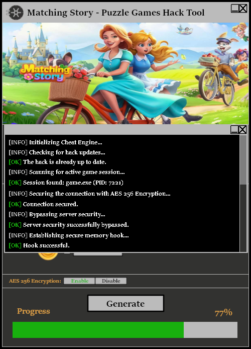 Matching Story Puzzle Games Hack Tool Console 1