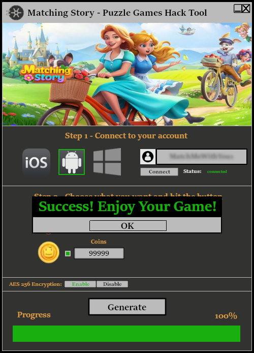 Matching Story Puzzle Games Hack Tool Online Generator Hacked