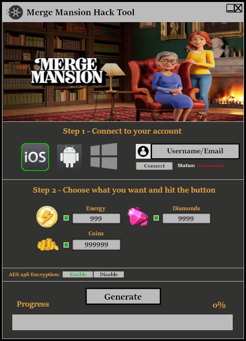 Merge Mansion Hack Tool Cheat Free Download