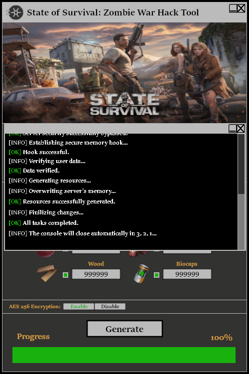 State of Survival Zombie War Hack Tool Console 2