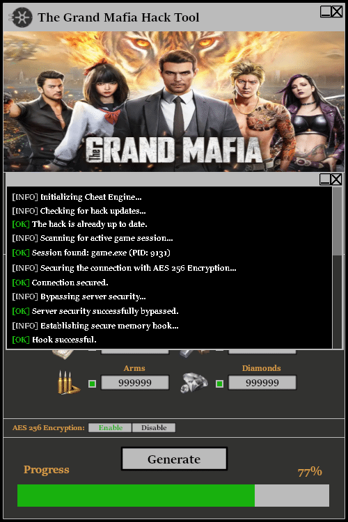 The Grand Mafia Hack Tool Console 1