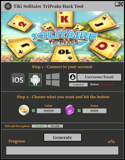 Tiki Solitaire TriPeaks Hack Tool Cheat Free Download