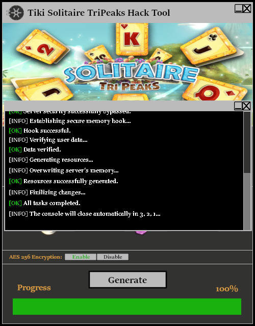 Tiki Solitaire TriPeaks Hack Tool Console 2