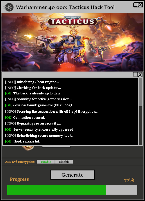 Warhammer 40000 Tacticus Hack Tool Console 1