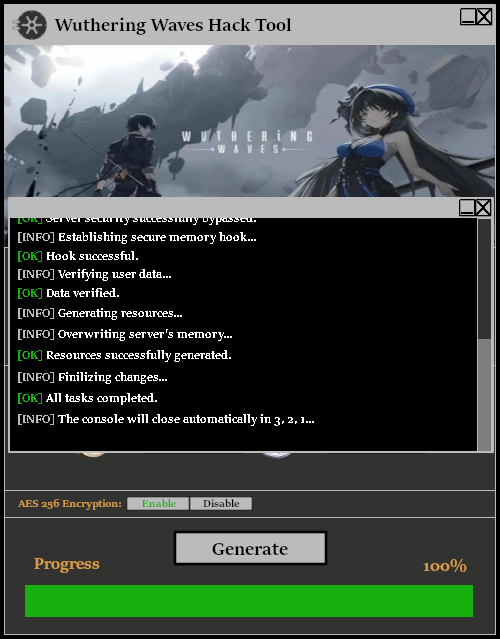 Wuthering Waves Hack Tool Console 2